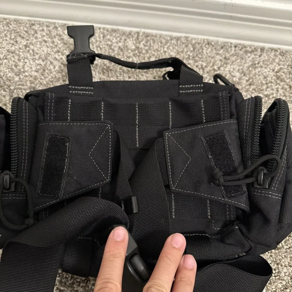 Maxpedition Proteus Versipack Black Fanny Pack Utility EDC Tactical Sling Go Bag
